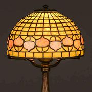 Tiffany Studios Leaded Glass Acorn Lamp c.1910