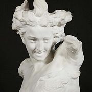 Jean-Baptiste Carpeaux Marble Bust of Genie De La Danse