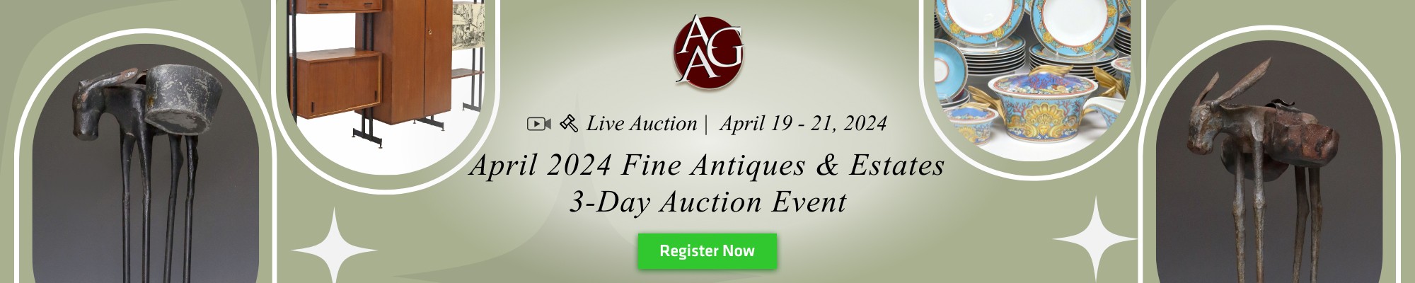 April 2024 Fine Antiques & Estates 3-Day Auction Event