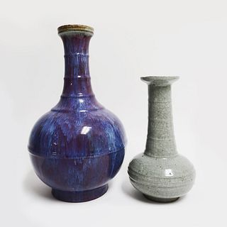 Chinese Flambé Glazed Bottle Vase Sells Online for Unexpected $25,350
