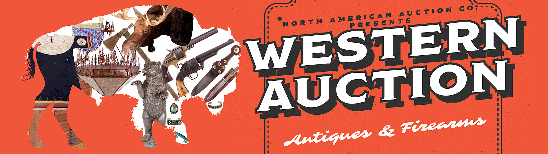 American Indian & Western Firearm Antique Sale October 27th by North American Auction Company