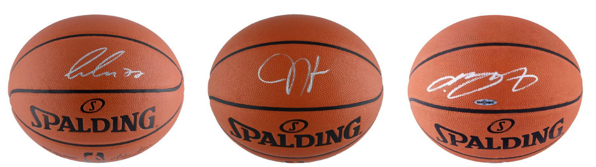 Autographed NBA Basketball MVP players by NY Elizabeth