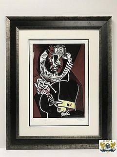 NO RESERVE Picasso, Chagall, Dali Lithographs by NY Elizabeth