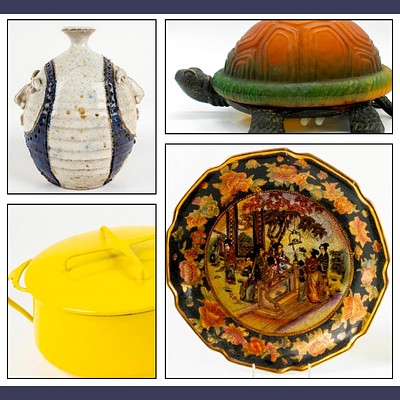 Judaica, Art Glass, Pottery & Ceramics Sale by Lion and Unicorn