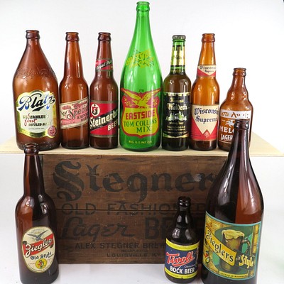 1942 Atlantic Ale and Beer Wooden Crate Atlanta Georgia
