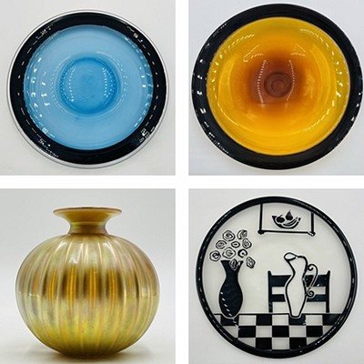 	Art Glass, Art, Lighting & Furniture Auction by Cain Modern Auctions