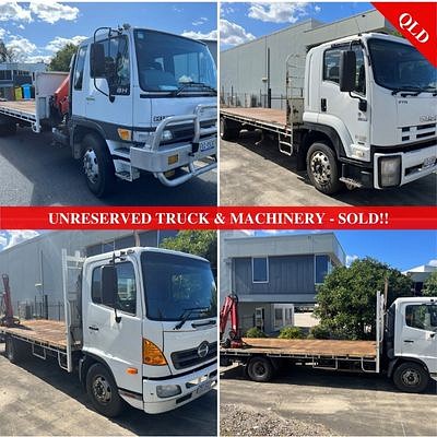 Mostly Unreserved Truck and Machinery Auction by Martin Auctioneers and Valuers