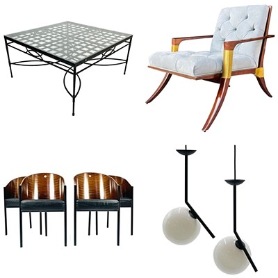 Mid Century Modern Furniture, Art & Lighting by Cain Modern Auctions