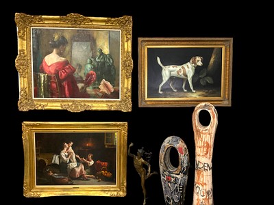 Antique, Modern, and Contemporary Collectors Art Auction by GCB Estate Sales and Auctions, LLC