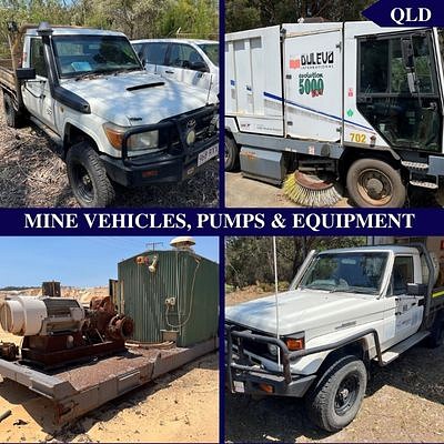 Mine Vehicles, Pumps and Equipment by Martin Auctioneers and Valuers