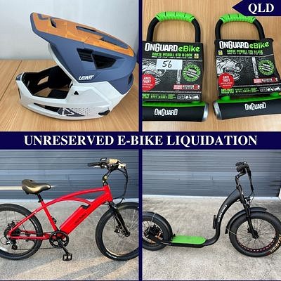 Unreserved e-bike Store Liquidation by Martin Auctioneers and Valuers
