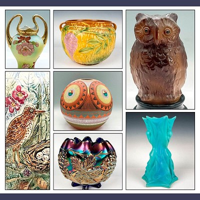 Art Pottery & Glass from a Well Known Dealer by Lion and Unicorn