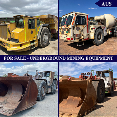 For Sale - Underground Mining Equipment by Martin Auctioneers and Valuers