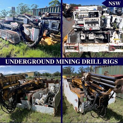 Offers Invited - Alminco & Clark Underground Drill Rigs by Martin Auctioneers and Valuers