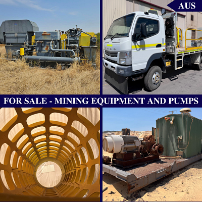 For Sale - Mining Equipment and Pumping Units by Martin Auctioneers and Valuers