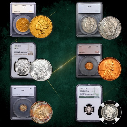 High Value Lots - March Kickoff Huge Consignee Rare Coin Auction 9p2D3PM (High Value Lots) by Key Date Coins
