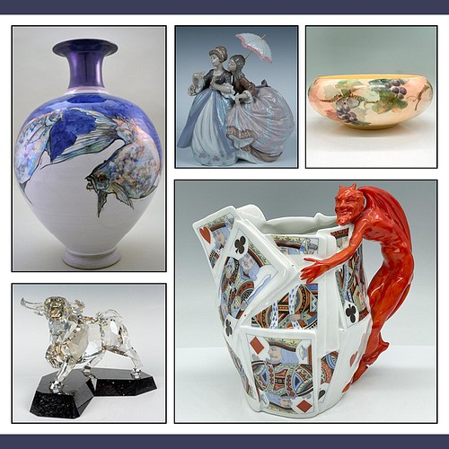An Auction of Antique Ceramics & Glass by Lion and Unicorn