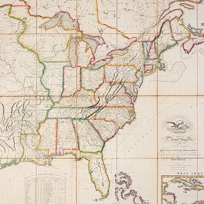 The Fine Cartographic and Printed Americana Collection of Evelyn and Eric Newman by Hindman