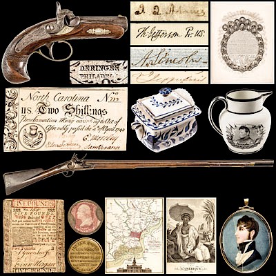 Historic Autographs-Currency-Political-Americana-Militaria-Guns by Early American History Auctions