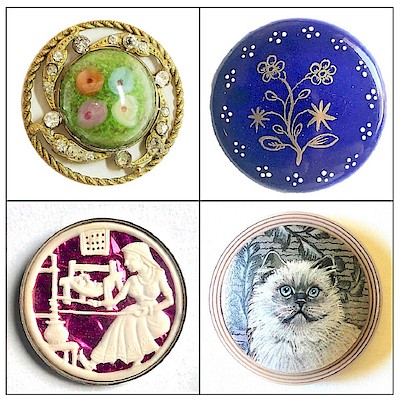 Antique, Vintage and Collectible Button Auction - Day 2 - 10.27.2019 by Lion and Unicorn