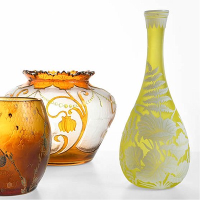 Art Glass and Perfume Bottle Auction by Brunk Auctions