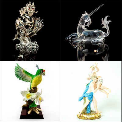 Crystal, Glass and Porcelain Collectors Sale by Lion and Unicorn