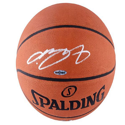 Autographed NBA Basketball MVP players by NY Elizabeth