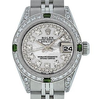 Large Collection of Diamond Rolex Watches by NY Elizabeth