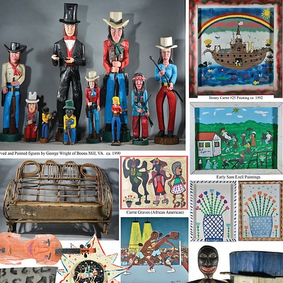 Bill Jones Folk Art Collection Day 1 by Ledbetter Auctions