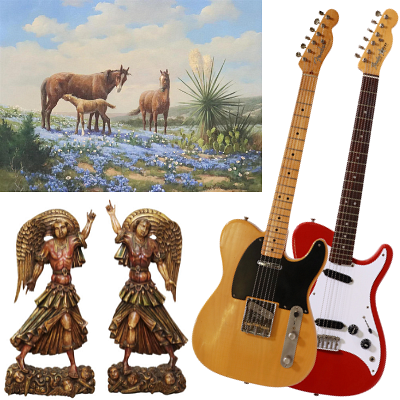DAY 2- WESTERN, RELIGIOUS ART, GUITARS by Austin Auction Gallery