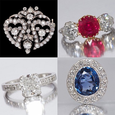 OLD & ESTATE JEWELLERY, CERTIFICATED GEMSTONES AND SIGNED JEWELLERY by Etrusca Auctions Ltd