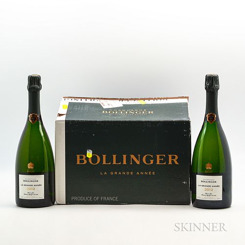 Bollinger La Grande Annee Brut 2012, 6 bottles (2x oc)