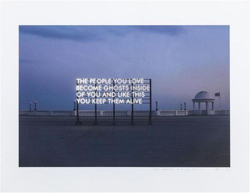 Robert Montgomery - THE PEOPLE YOU LOVE BECOME GHOSTS INSIDE OF YOU AND LIKE THIS YOU KEEP THEM ALIVE