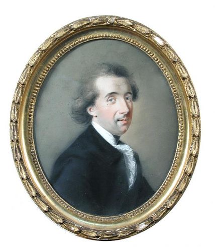 Hugh Douglas Hamilton, RHA (Irish, 1739-1808) Portrait of the Rt. Hon. Walter Hussey Burgh, Chief Ba