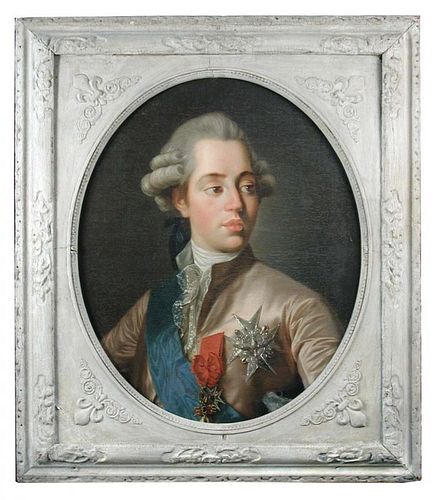 Follower of Joseph-Siffrede Duplessis (French, 1725-1802) Portrait of Louis XVI of France (1754-1793