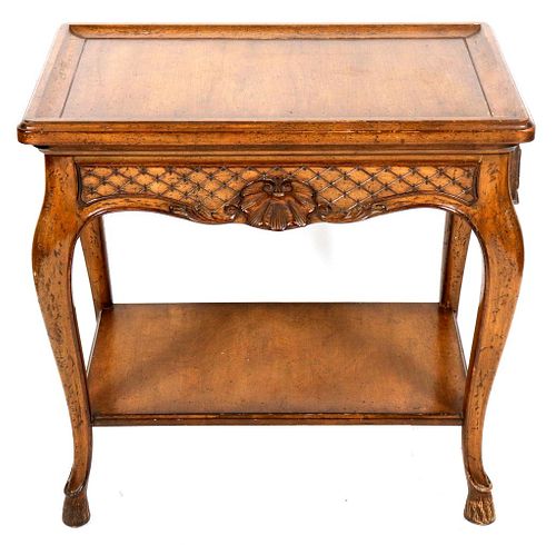 Louis XV Carved Serving Table, Attrib Auffray
