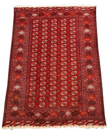 A Russian Tekke 210 x 333cm (82 x 130in) <br. <br>Strong rich colours and good levels of pile