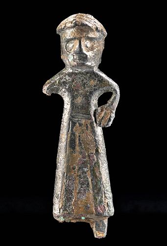 Published Roman Gaul Silver-Washed Bronze Fibula