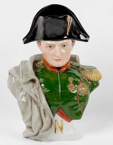 Porcelain Bust of Napoleon 