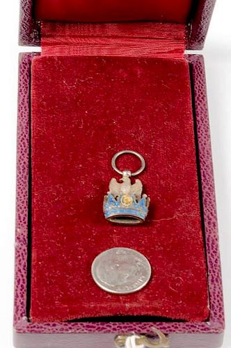 Napoleonic Kingdom of Italy Miniature Order of the Iron Crown  