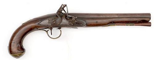 British Kettland Flintlock Pistol 