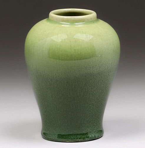 William Manker - Pasadena Green Vase c1930s