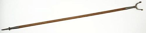 Museum Copy of a 17th Century Matchlock Musket Rest 