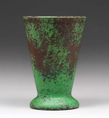 Weller Coppertone Flared Vase c1910s