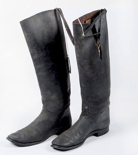 Late 19th Century Cavalry Boots 