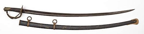 Mexican War Model 1840 Heavy Cavalry Sword by Ames 