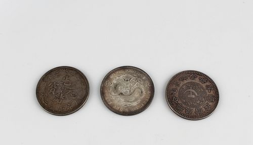 A Group of Three Coins