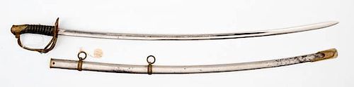 M1872 Light Cavalry Officer's Sword 