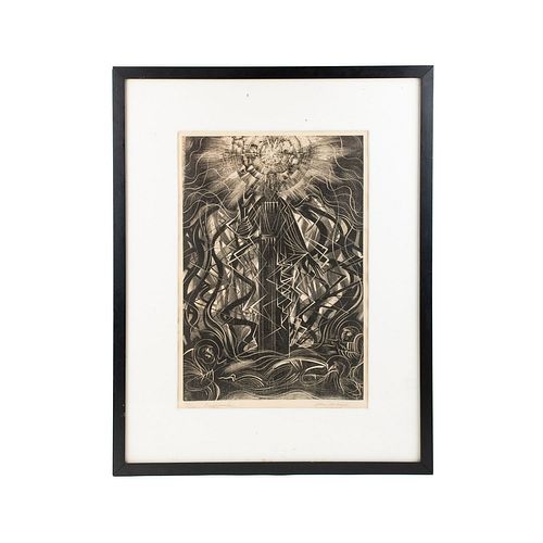 John Farleigh 'Transfiguration' Signed Wood Engraved Print