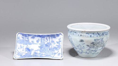 Two Antique Korean Porcelains